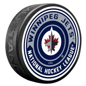 Winnipeg Jets Puck - Arrow