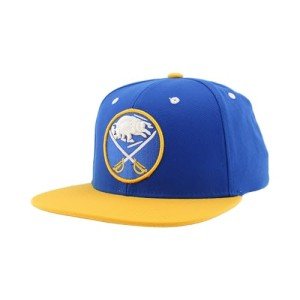 ZHATS Standard NHL Officially Licensed Adjustable Snapback Hat Flat Bill Z11 Icon Two Color, One Size