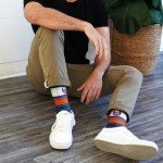 For Bare Feet NHL NEW YORK ISLANDERS Friday Dress Sock Team Colors Large