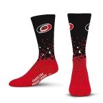 For Bare Feet NHL CAROLINA HURRICANES Spray Zone Crew Sock Team Color Large