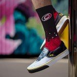 For Bare Feet NHL CAROLINA HURRICANES Spray Zone Crew Sock Team Color Large