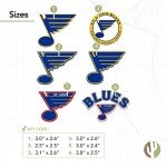 Desert Cactus St. Louis Blues Sticker Saint Louis NHL Team National Hockey League Vinyl Decal Laptop Water Bottle Car Scrapbook Sheet (Vintage Sheet)