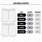 Calhoun NHL Men's Team Logo Air Mesh Shorts (Florida Panthers, X-Large)