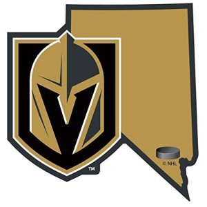 NHL Siskiyou Sports Fan Shop Vegas Golden Knights Home State Decal One Size Team Color