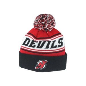 ZHATS Standard NHL Officially Licensed Beanie Pom Finish Line, Team Color, One Size