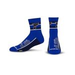 For Bare Feet NHL ST. LOUIS BLUES Lil' Deuce Quarter Sock Team Color Large