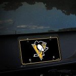 Rico Industries NHL Pittsburgh Penguins Metal License Plate Tag