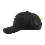 ZHATS Standard NHL Officially Licensed Adjustable Snapback Hat Dakota Element Black, One Size