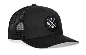 HAKA Montreal Hat – MTL Trucker Hat for Men & Women, Adjustable Baseball Cap, Mesh Snapback, Outdoor Golf Hat - Black