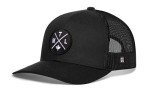 HAKA Montreal Hat – MTL Trucker Hat for Men & Women, Adjustable Baseball Cap, Mesh Snapback, Outdoor Golf Hat - Black