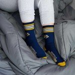 For Bare Feet NHL Nashville Predators 4 Stripe Deuce Crew Sock Team Color YOUTH
