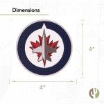 Desert Cactus Winnipeg Jets NHL Patch – National Hockey League Embroidered Iron On/Sew On Applique for Blazers, Jackets, Backpacks, Bags, Hats & Tactical Gear