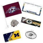 Rico Industries NHL Winnipeg Jets Standard Double Sided Double Sided Car Flag - 16" x 19" - Strong Pole that Hooks Onto Car/Truck/Automobile