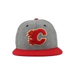 ZHATS Standard NHL Officially Licensed Adjustable Snapback Hat Chambray Heather Black, One Size