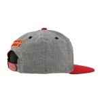 ZHATS Standard NHL Officially Licensed Adjustable Snapback Hat Chambray Heather Black, One Size