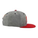 ZHATS Standard NHL Officially Licensed Adjustable Snapback Hat Chambray Heather Black, One Size