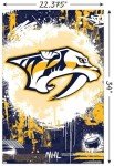 Trends International NHL Nashville Predators - Maximalist Logo 23 Wall Poster, 34L x 22.4W, Unframed Version
