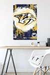 Trends International NHL Nashville Predators - Maximalist Logo 23 Wall Poster, 34L x 22.4W, Unframed Version