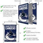 WinCraft Vancouver Canucks Double Sided Garden Flag