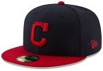New Era MLB 59FIFTY 2-Tone Authentic Collection Fitted On Field Game Cap Hat (as1, Numeric, Numeric_7_and_3_Quarters, Cleveland Guardians)