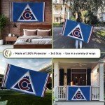 Desert Cactus Colorado Avalanche Flag NHL 100% Polyester Indoor Outdoor 3x5 feet National Hockey League Team Flags (Flag A)
