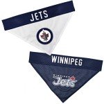 Pets First NHL Winnipeg Jets Dog & Cat Bandana, Large/X-Large. Officially Licensed, Reversible, Game Day, Birthday, Tailgating, Barbeques, Halloween