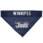 Pets First NHL Winnipeg Jets Dog & Cat Bandana, Large/X-Large. Officially Licensed, Reversible, Game Day, Birthday, Tailgating, Barbeques, Halloween