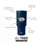 Simple Modern Officially Licensed NHL Nashville Predators 30 oz Tumbler with Flip Lid and Straws | Hockey Insulated Cup Stainless Steel | Gifts for Men Women | Trek Collection | Nashville Predators