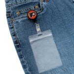 Desert Cactus Philadelphia Flyers Retractable Badge Holder NHL Team ID Reel with Ticket Clip for Lanyard, Work, School & Office Access