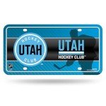 Rico Industries NHL Hockey Utah Hockey Club Metal Auto Tag 6" x 12" - Great for Truck/Car/SUV