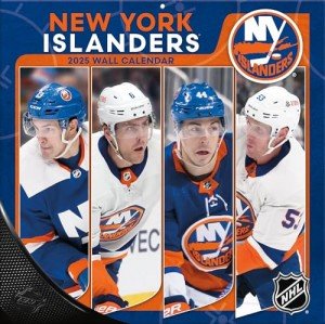 TURNER SPORTS New York Islanders 2025 12x12 Team Wall Calendar (25998011948)