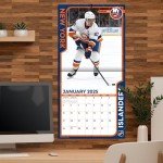 TURNER SPORTS New York Islanders 2025 12x12 Team Wall Calendar (25998011948)