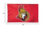 Wincraft NHL Ottawa Senators Deluxe Flag, 3' x 5'