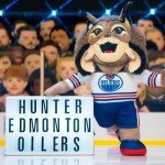 Bleacher Creatures Edmonton Oilers Hunter 10" NHL Plush Figure (Road Uniform) - A Mascot for Play or Display