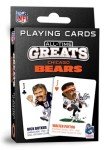 MasterPieces Playing Cards - Chicago Bears All-Time Greats Playing Cards - Officially Licensed Playing Card Deck for Adults, Kids, and Family