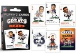 MasterPieces Playing Cards - Chicago Bears All-Time Greats Playing Cards - Officially Licensed Playing Card Deck for Adults, Kids, and Family