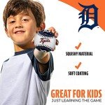 Franklin Sports Detroit Tigers MLB Team Baseball - MLB Team Logo Soft Baseballs - Toy Baseball for Kids - Great Decoration for Desks and Office