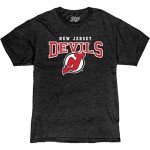 Blue 84 Standard NHL Officially Licensed T-Shirt Heathered Black