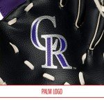 Franklin Sports MLB Youth Teeball Glove + Foam Ball Set - Kids Colorado Rockies Baseball + Teeball Mitt and Ball - Perfect First Kids Glove - 9.5"