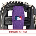 Franklin Sports MLB Youth Teeball Glove + Foam Ball Set - Kids Colorado Rockies Baseball + Teeball Mitt and Ball - Perfect First Kids Glove - 9.5"