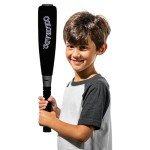 Franklin Sports Colorado Rockies Foam Bat & Ball Set - 21" Soft Jumbo Team Baseball Bat and Ball Team Logo - MLB Official Licensed Product, Black