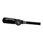 Franklin Sports Colorado Rockies Foam Bat & Ball Set - 21" Soft Jumbo Team Baseball Bat and Ball Team Logo - MLB Official Licensed Product, Black