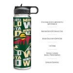 Rico Industries NHL Hockey Minnesota Wild 22oz Stainless Steel Tumbler with Lid - Great For Coffee, Tea, Water or Cocktails