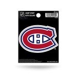 Rico Industries NHL Hockey Montreal Canadiens Short Sport Decal 3.75' x 4.75' Die Cut Team Logo Short Sport Decal