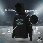 Wright & Ditson Adult NHL Gameday Hooded Sweatshirt - Officially Licensed - Fleece Hockey Pullover - Unisex Hoodie (San Jose Sharks - Black, X-Large)