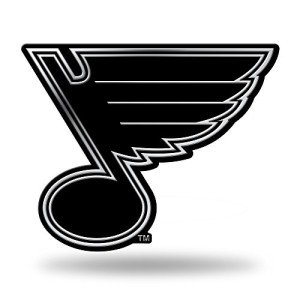 Rico Industries NHL St. Louis Blues Chrome Finished Auto Emblem 3D Sticker