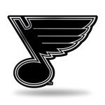 Rico Industries NHL St. Louis Blues Chrome Finished Auto Emblem 3D Sticker