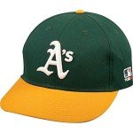 Oakland Athletics/A's (Home - Green/Yellow) ADULT Adjustable Hat MLB Officially Licensed Major League Baseball Replica Ball Cap