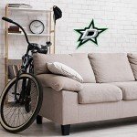 Rico Industries NHL Dallas Stars Primary Shape Cut Pennant - Home and Living Room Décor - Soft Felt EZ to Hang