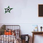 Rico Industries NHL Dallas Stars Primary Shape Cut Pennant - Home and Living Room Décor - Soft Felt EZ to Hang